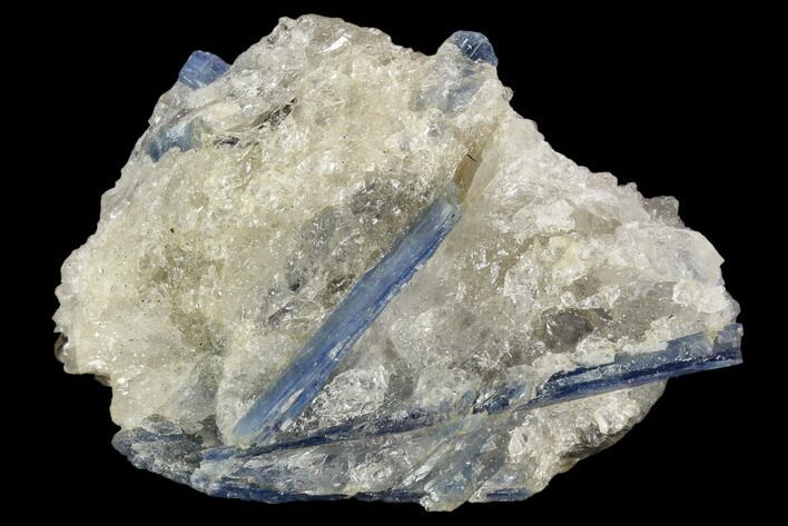 Vibrant Blue Kyanite Crystals In Quartz - Brazil #118855
